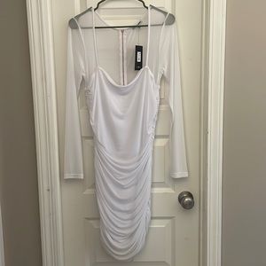 Oh so fresh mini dress-White
